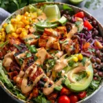 Quick Homemade Spicy Southwest Salad