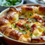 Irresistible Overnight Croissant Breakfast Casserole You’ll Crave Again