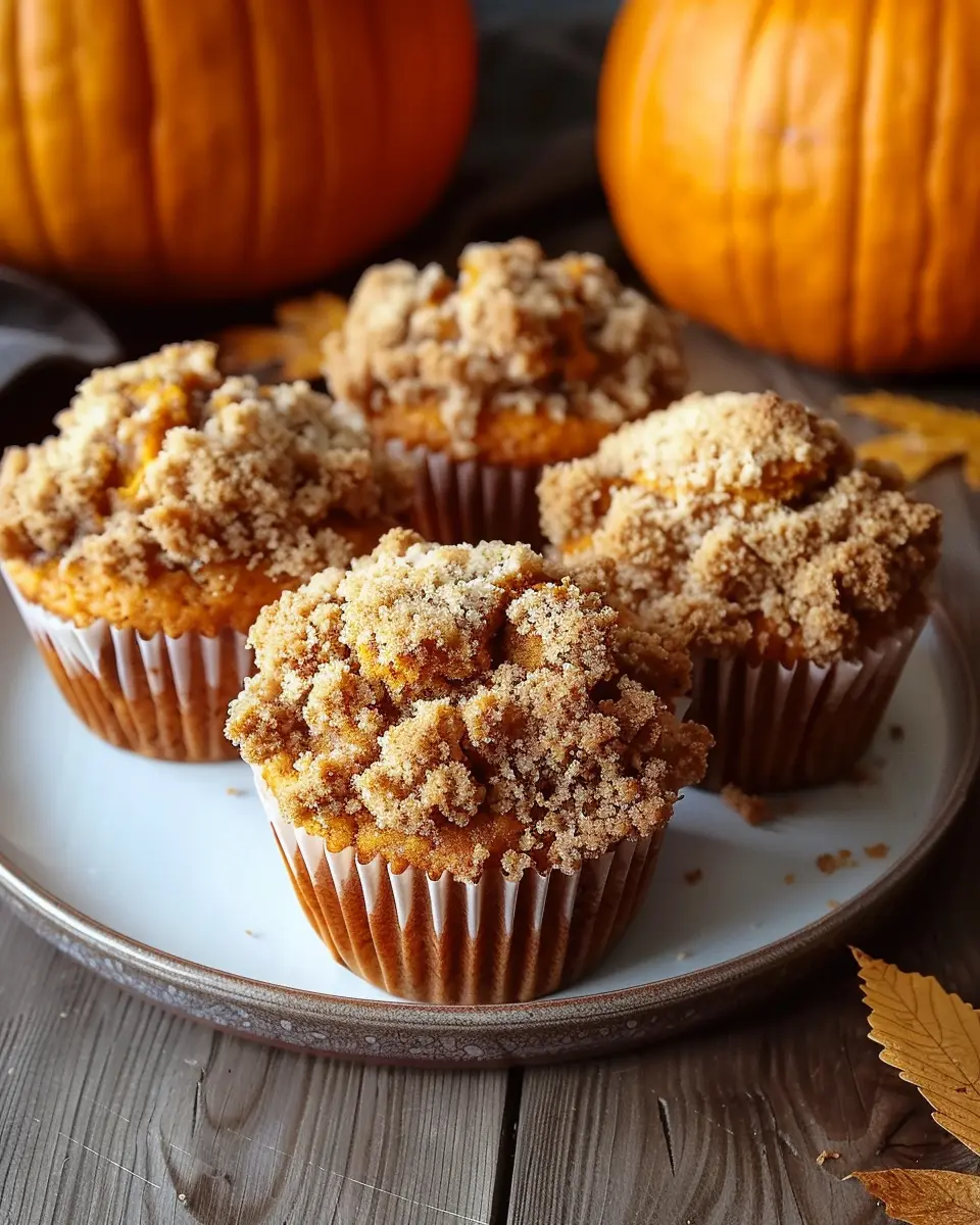 Pumpkin Muffins with Crumb Topping: Best Cozy Treat for Fall