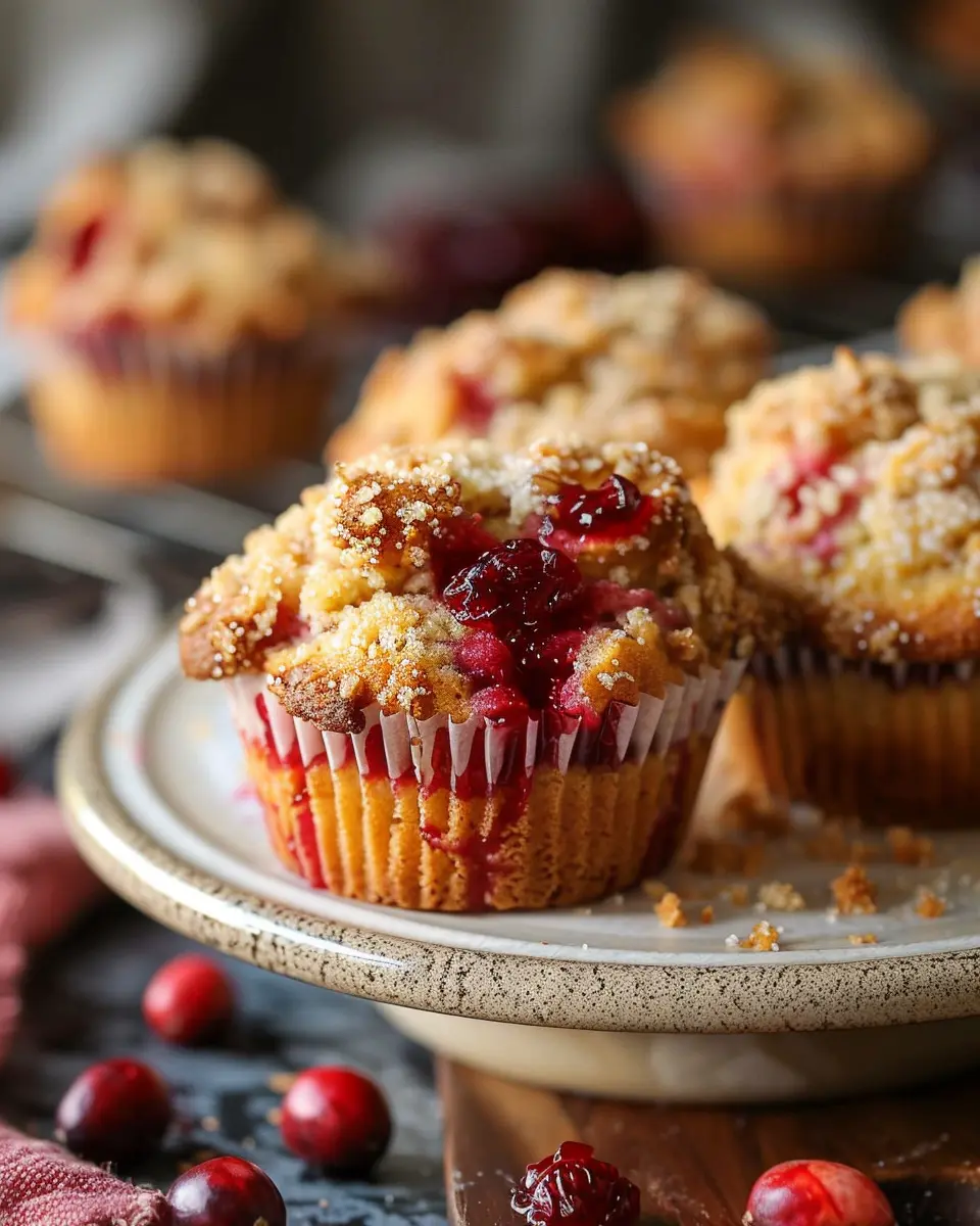 Leftover Cranberry Sauce Coffee Cake Muffins You’ll Adore