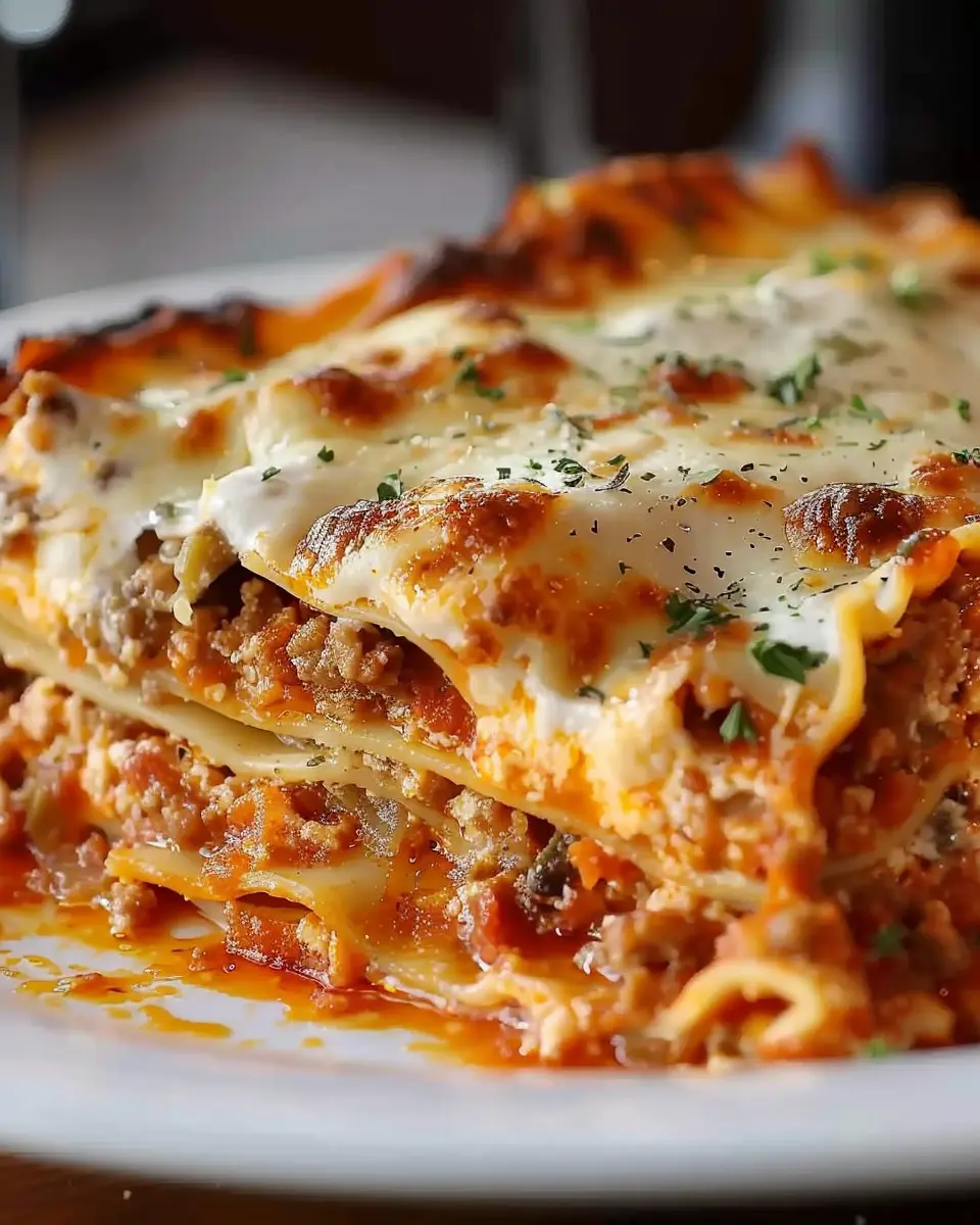Indulgent Million Dollar Lasagna: A Delicious Twist with Turkey Bacon and Chicken Ham