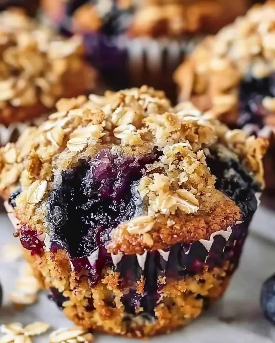 Easy Blueberry Oatmeal Muffins: A Healthy Breakfast Delight