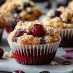 Cherry Cobbler Muffins