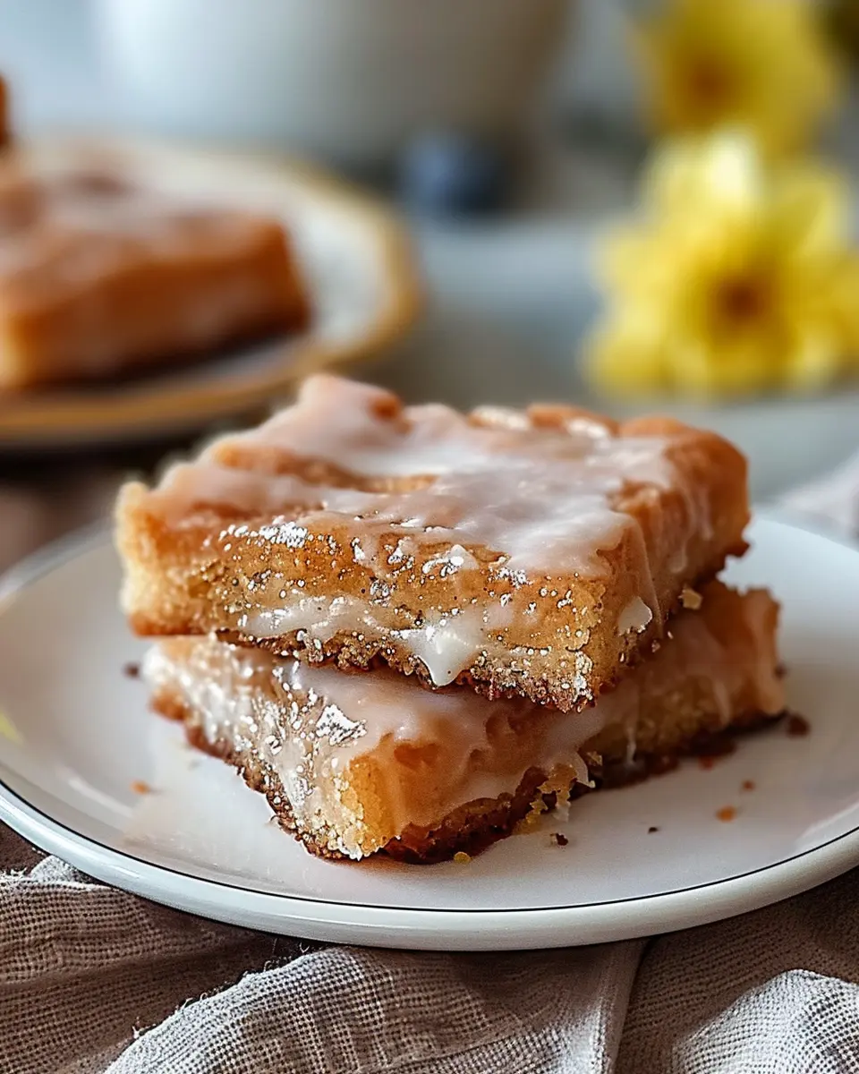 Indulge in Soft Baked Maple Donut Bars for a Delightful Breakfast