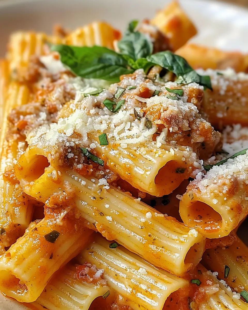 Creamy Spicy Italian Rigatoni: A Bold and Indulgent Delight