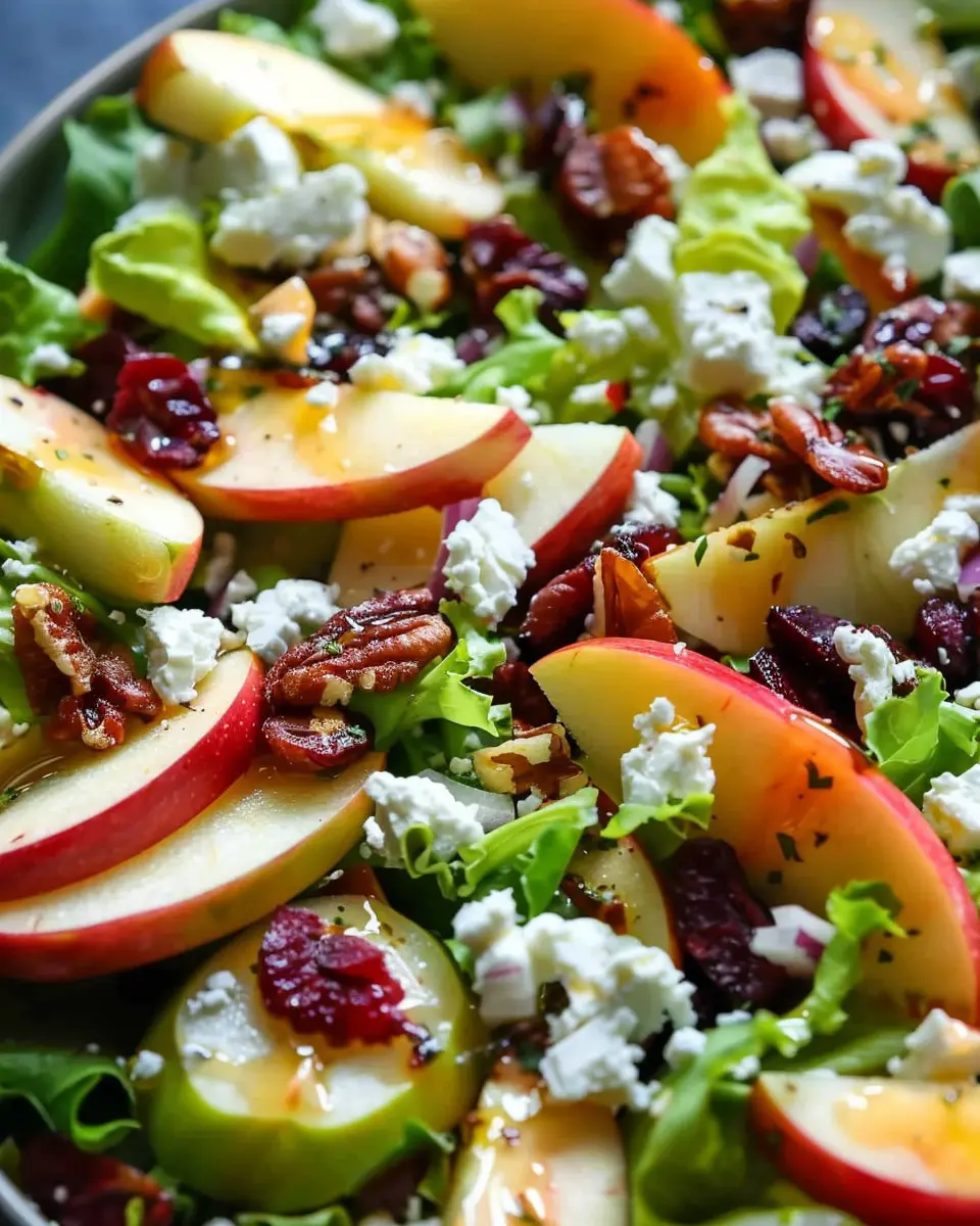 Honeycrisp Apple Feta Salad: A Fresh and Easy Delight