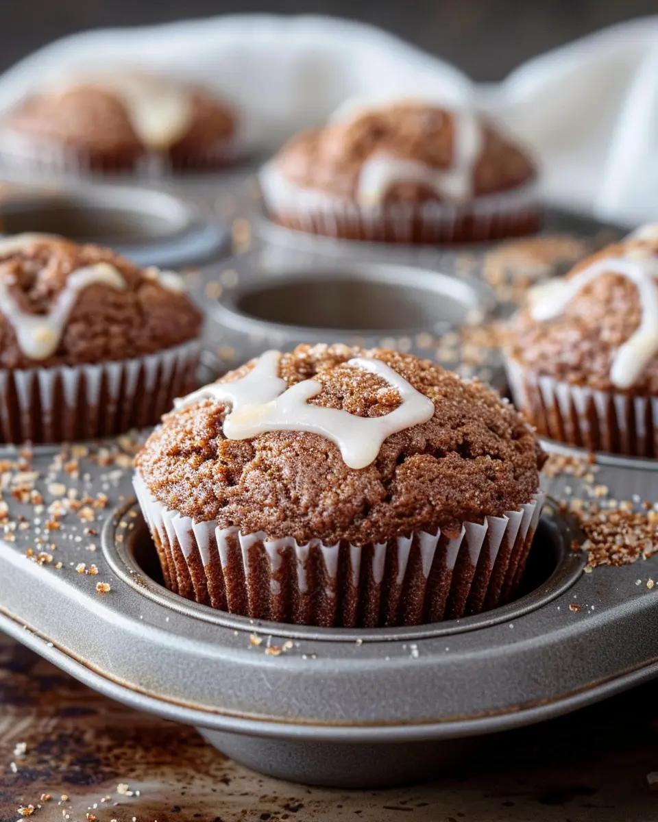 Glazed Gingerbread Muffins: The Best Cozy Treat for Fall