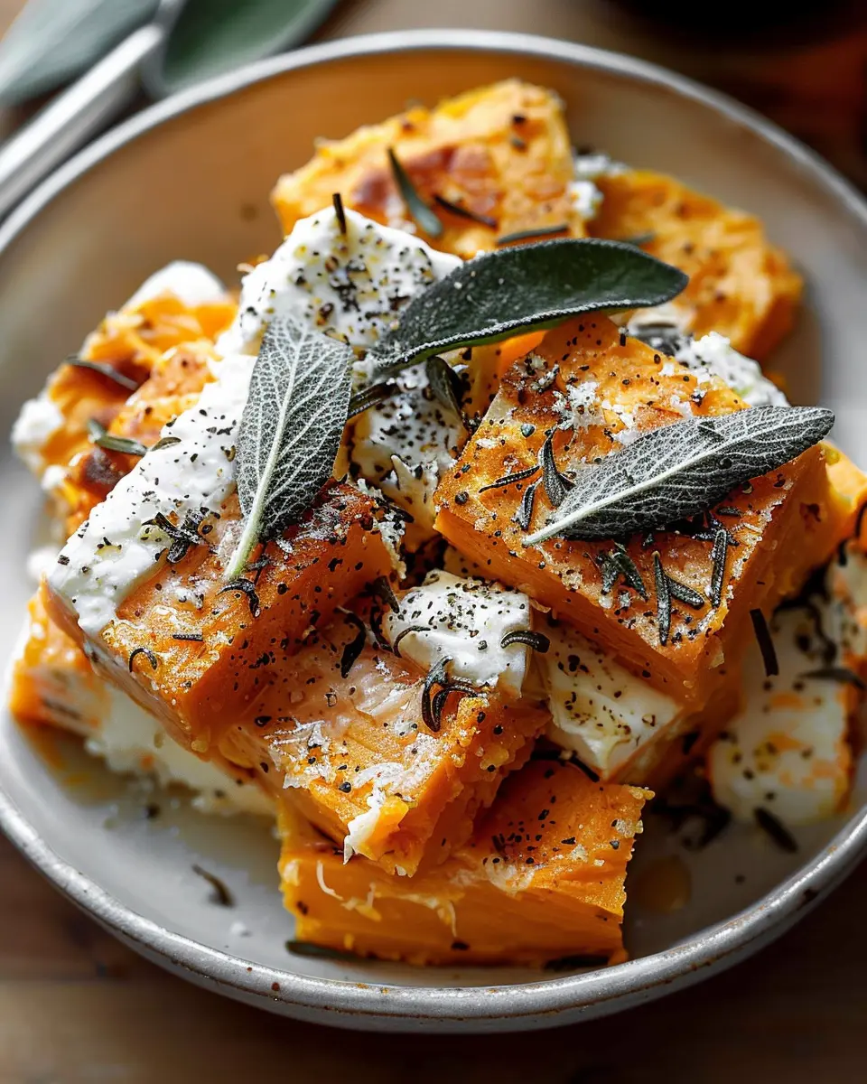 Viral Sweet Potato Goat Cheese Sage Delight with Turkey Bacon