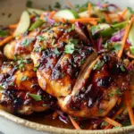 Why Sticky Apple Cider Chicken with Crisp Autumn Slaw Shines