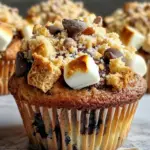 S’mores Chocolate Chip Muffins