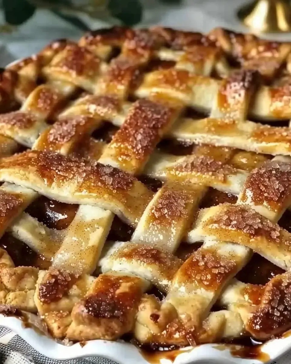 Easy Cinnamon Sugar Lattice Crust for Your Favorite Pies