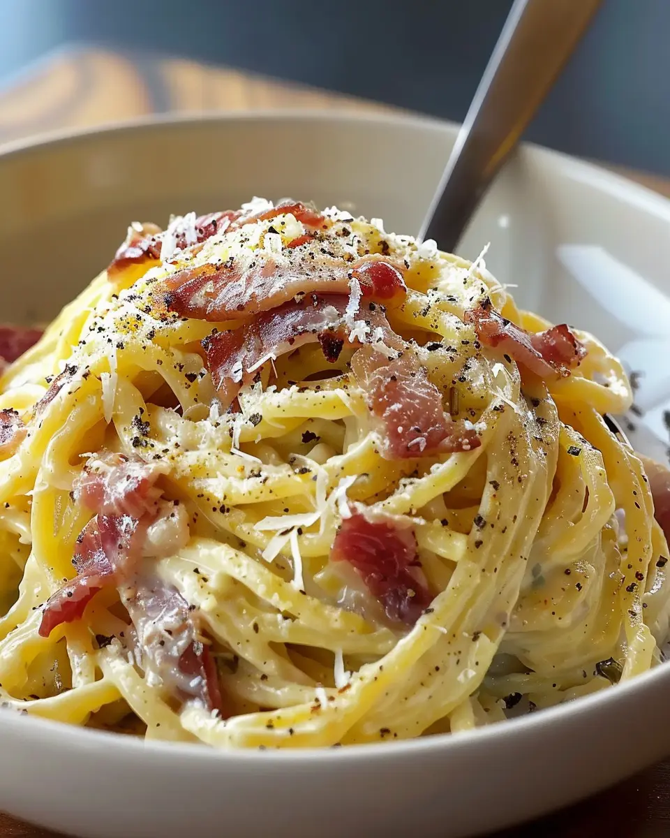 Gordon Ramsay Beef Carbonara
