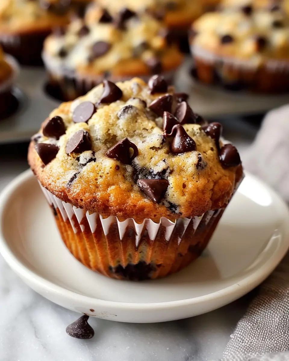 Banana Chocolate Chip Muffins That Will Warm Your Heart Today