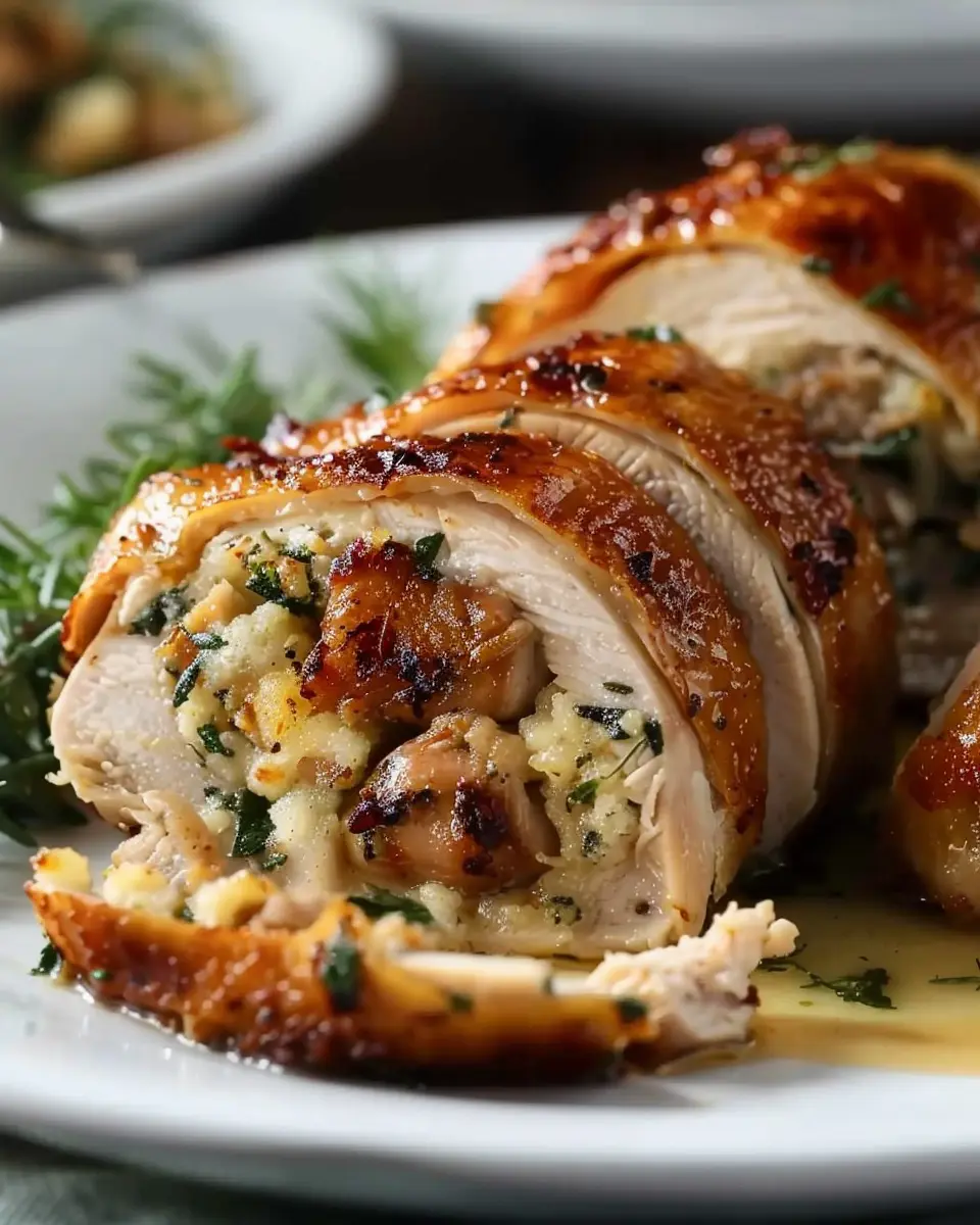 Ruth’s Chris Stuffed Chicken Copycat: Juicy Turkey Bacon Delight