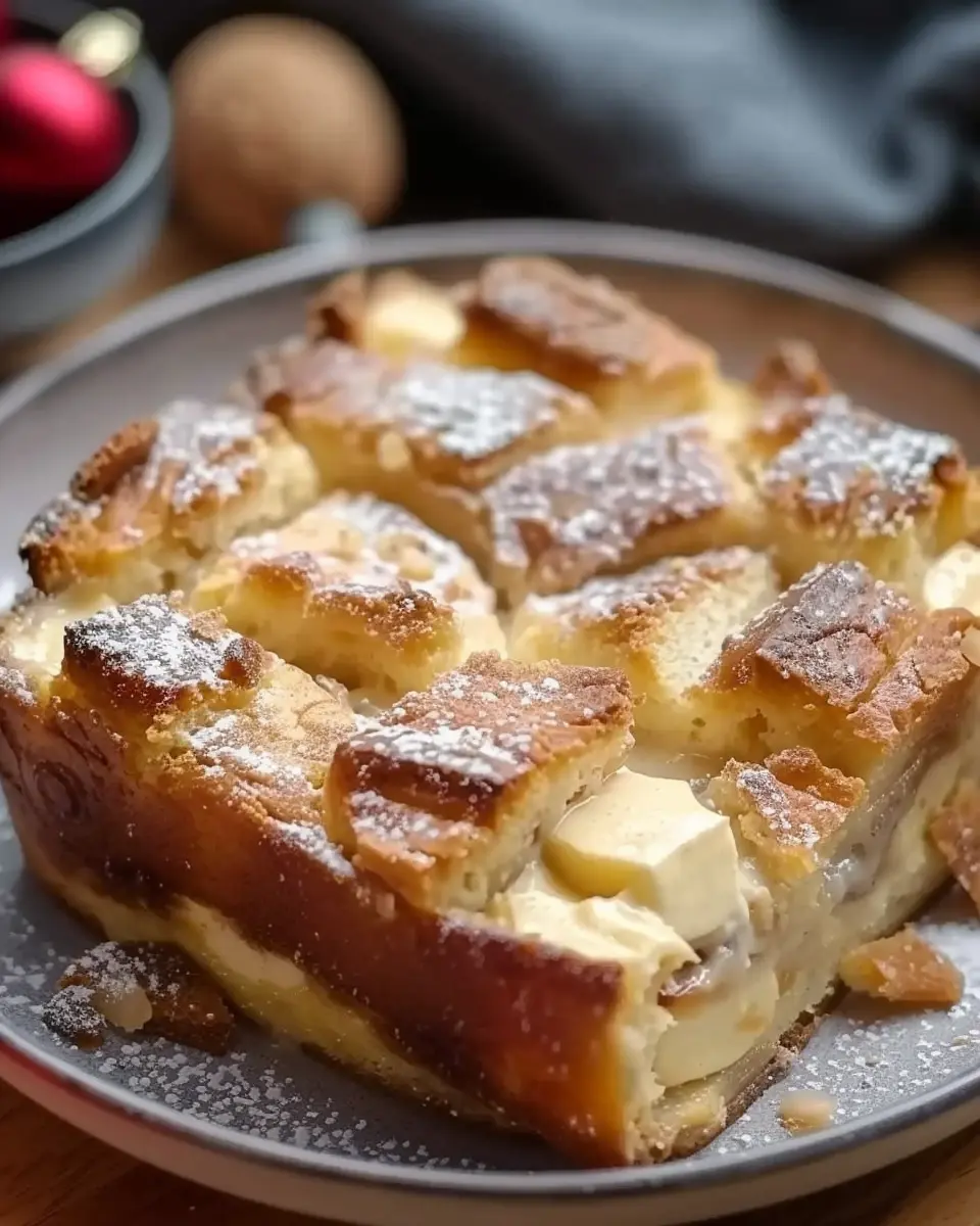 Eggnog Bread Pudding