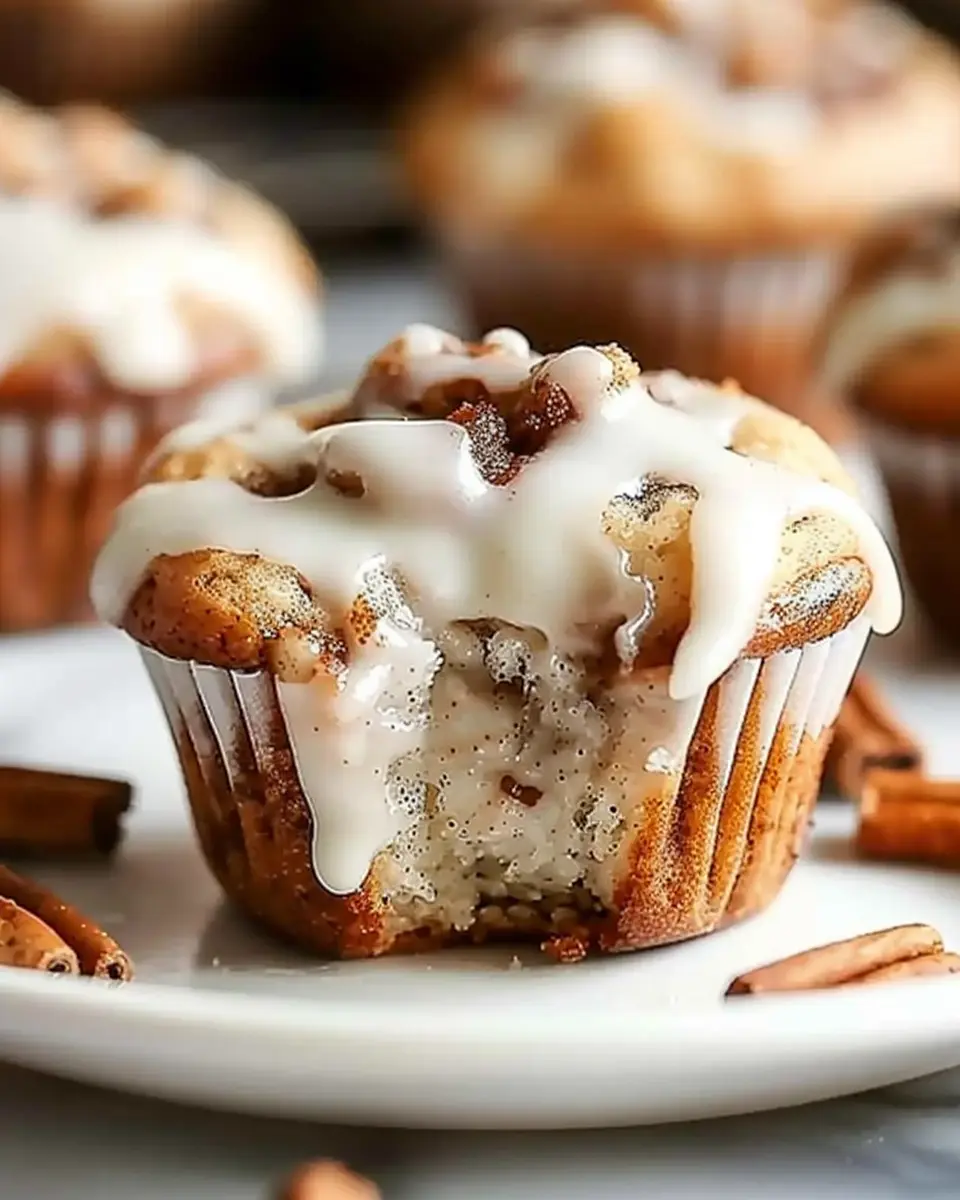 Irresistibly Fluffy Cinnamon Roll Muffins for Cozy Mornings Enjoyment