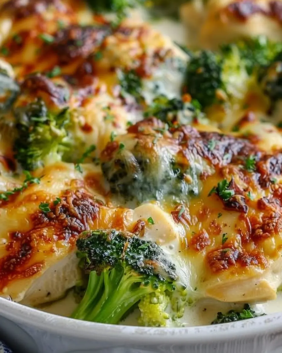 Cheesy Chicken Broccoli Baked Delight: Easy Comfort Food for Dinner