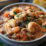 Easy Creamy Seafood and Shrimp Chili