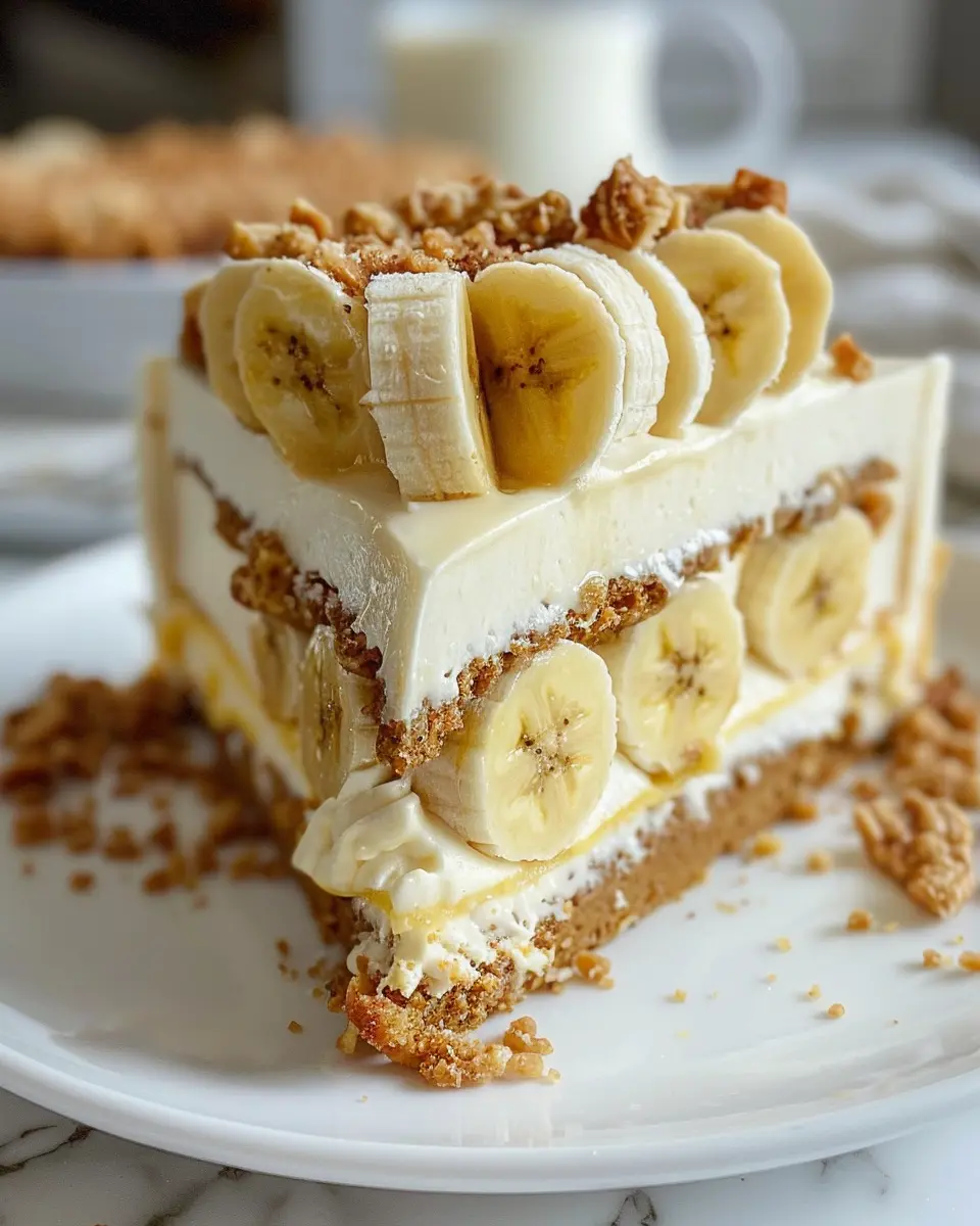 Banana Pudding Cookie Butter Cheesecake: A Blissful Indulgence
