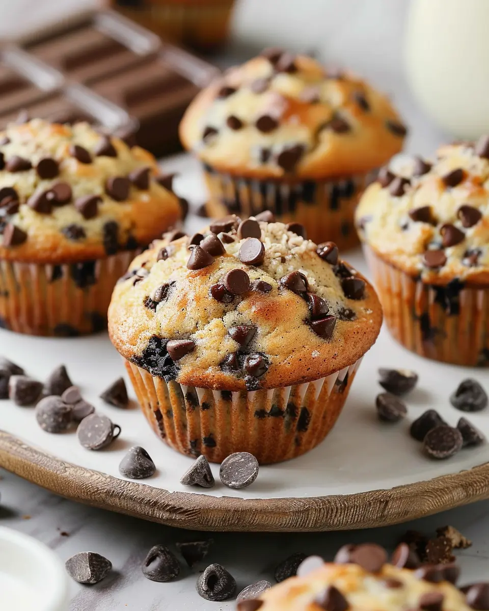 Bakery-Style Chocolate Chip Muffins: The Best Homemade Treat