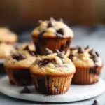 Easy Chocolate Chip Banana Bread Muffins