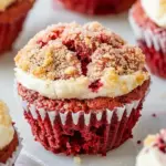 Red Velvet Cream Cheese Muffins