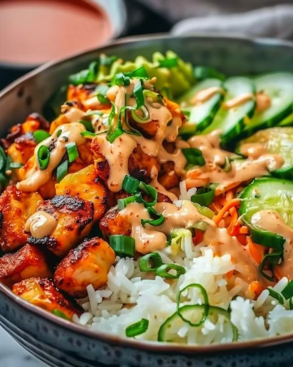 Bang Bang Chicken Bowl: Easy and Indulgent Homemade Delight