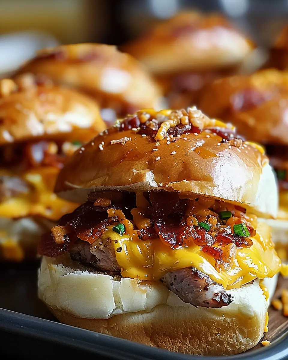 Crack Breakfast Sliders: Easy Turkey Bacon and Chicken Ham Delight