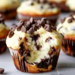 Cheesecake Chocolate Chip Muffins