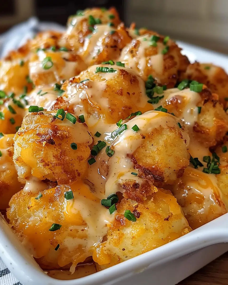 Cheddar Ranch Chicken Tater Tot Bake: Easy Comfort Food Delight