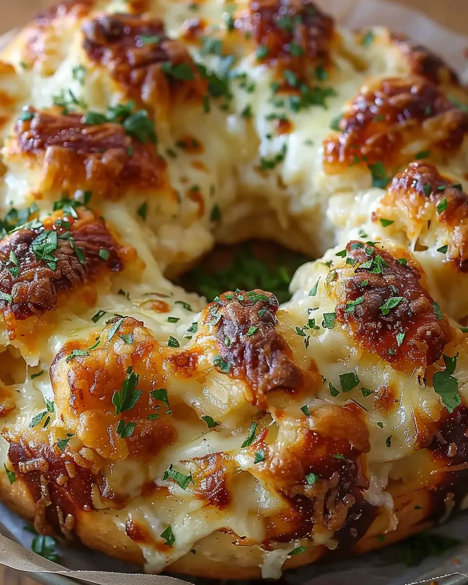 Chicken Alfredo Monkey Bread: Indulgent Twist on Comfort Food