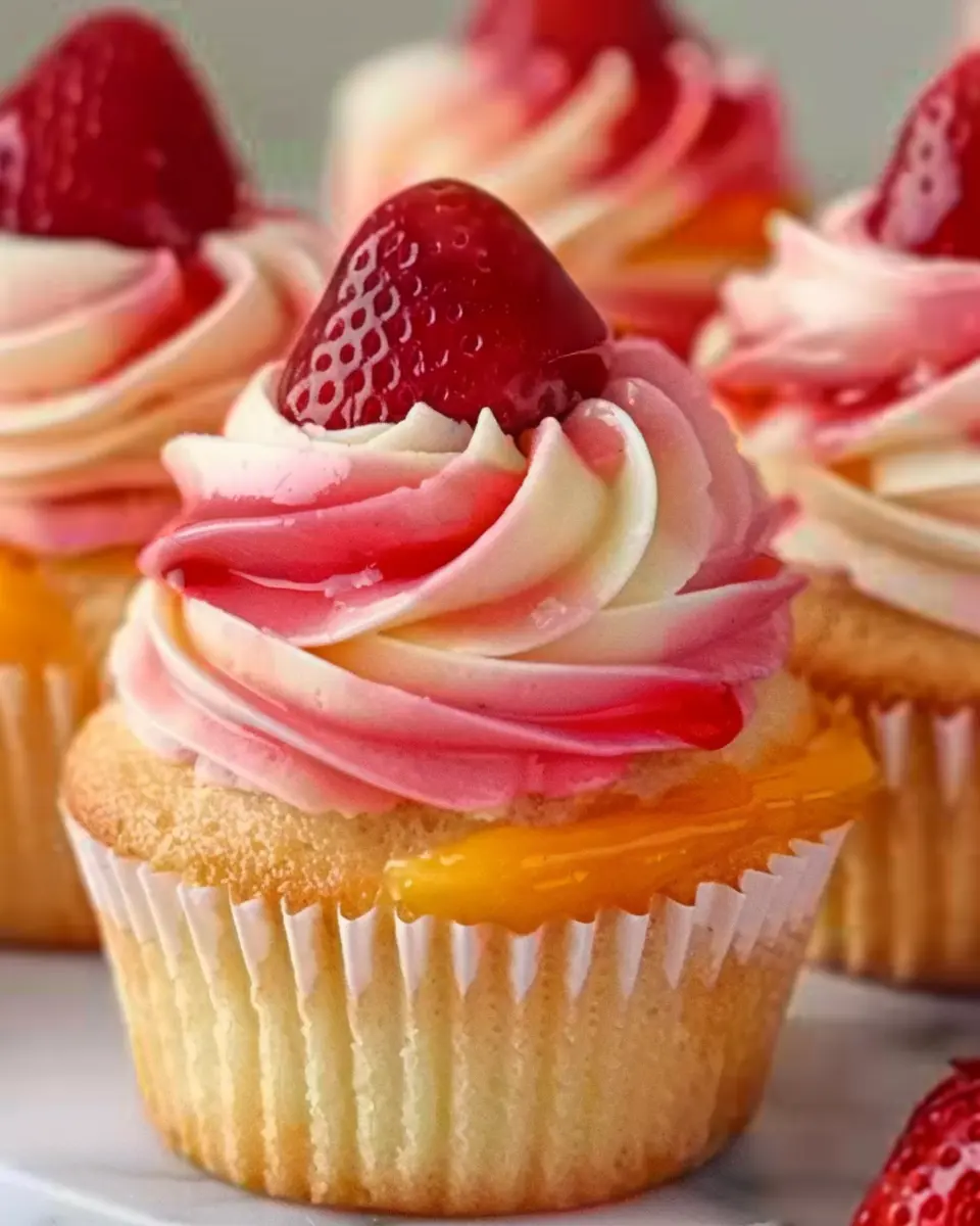 Mango Strawberry Sunset Cupcakes: Easy Indulgence for All Occasions