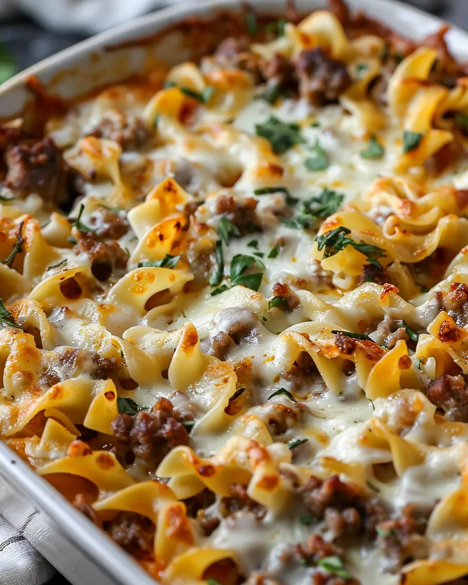 Sour Cream Beef Noodle Casserole: A Cozy Family Favorite