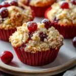 Cherry Cobbler Muffins
