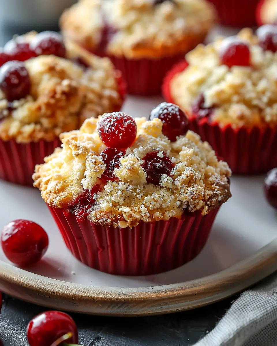 Cherry Cobbler Muffins: Easy Delight for Homemade Comfort