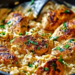 Comforting One-Pot Cajun Chicken Alfredo Orzo in Just 30 Minutes