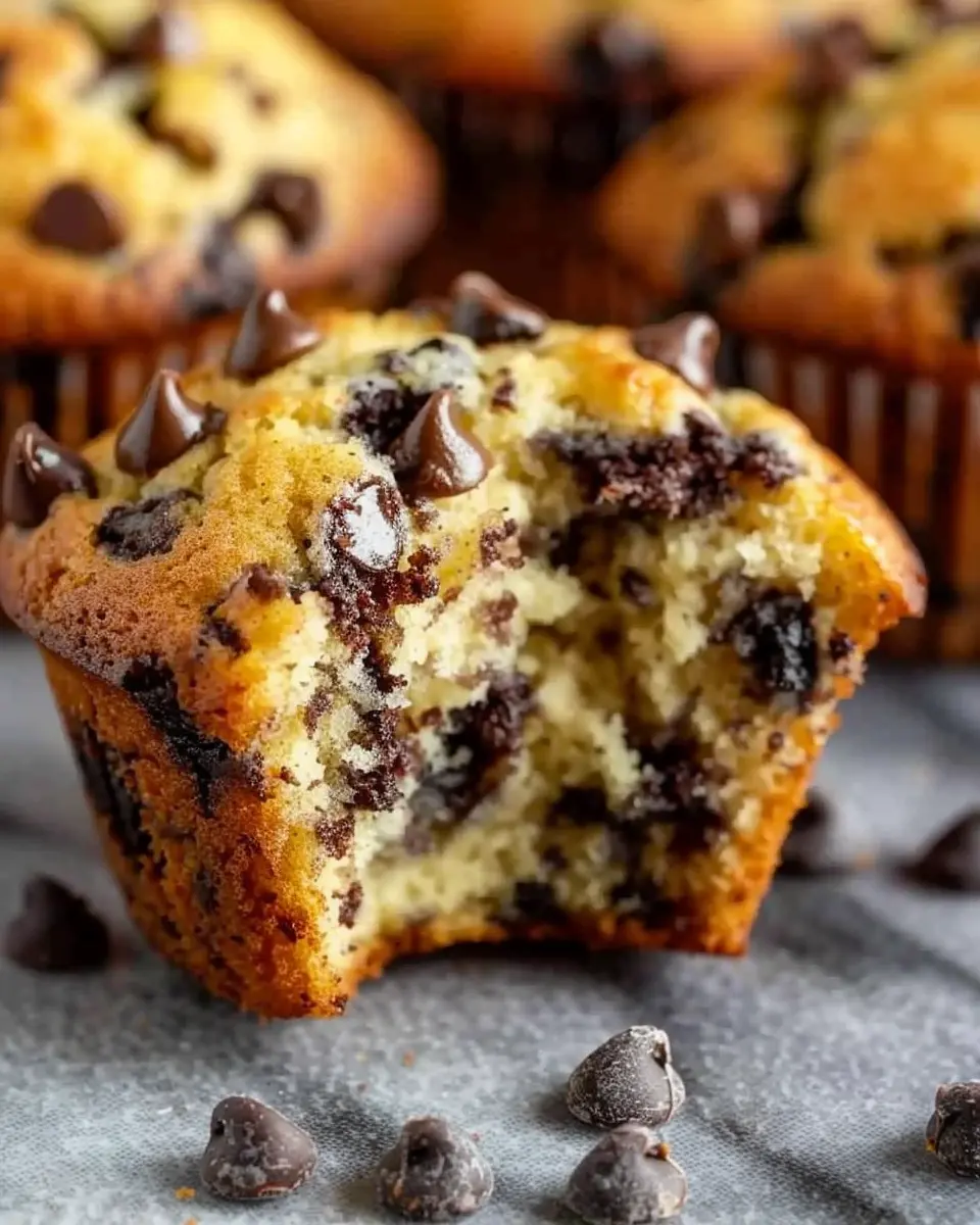Tender Classic Chocolate Chip Muffins That Are Easy to Bake