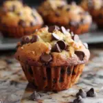 Perfect Chocolate Chip Banana Muffins