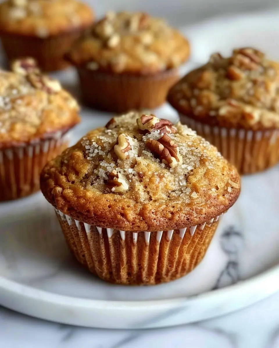 Moist Bakery-Style Banana Nut Muffins for a Cozy Morning Treat