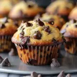 Perfect Chocolate Chip Banana Muffins