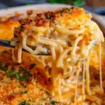 Cheddar Bay Spaghetti Casserole