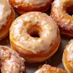 Glazed Donuts with Milk Bread Dough