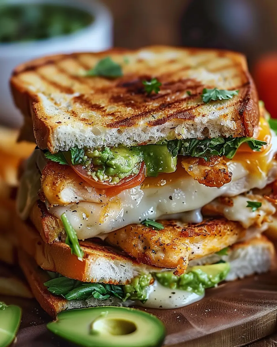 Chicken Avocado Melt Sandwich: The Best Indulgent Twist at Home