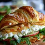 Apple & Goat Cheese Croissant Sandwich: A Tasty Delight!