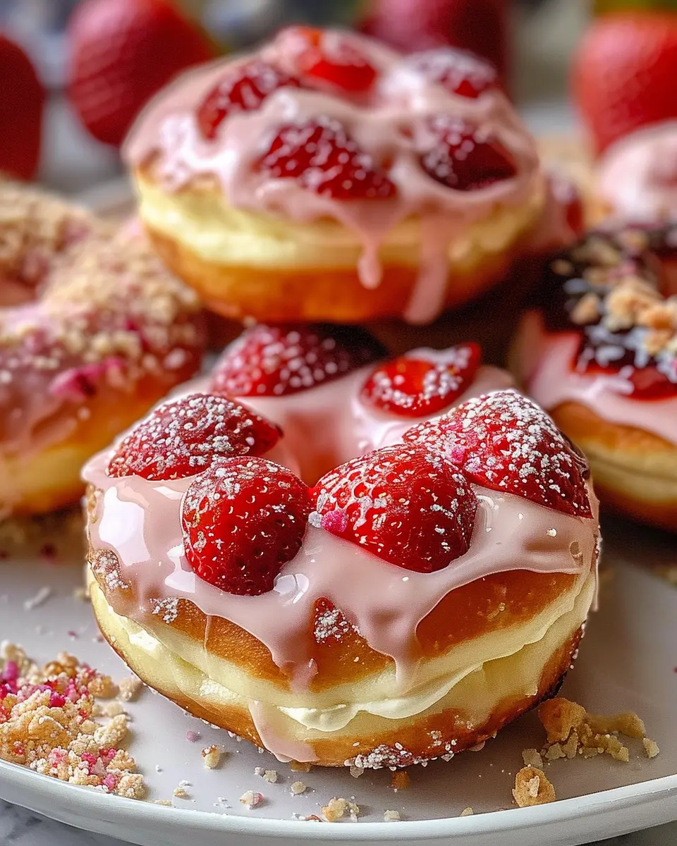 Strawberry Cheesecake Donuts: Easy Recipe for Sweet Indulgence