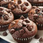 Chocolate Chocolate Chip Muffins