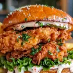 Cajun Crispy Chicken Sandwich with Garlic Aioli: Irresistibly Juicy!