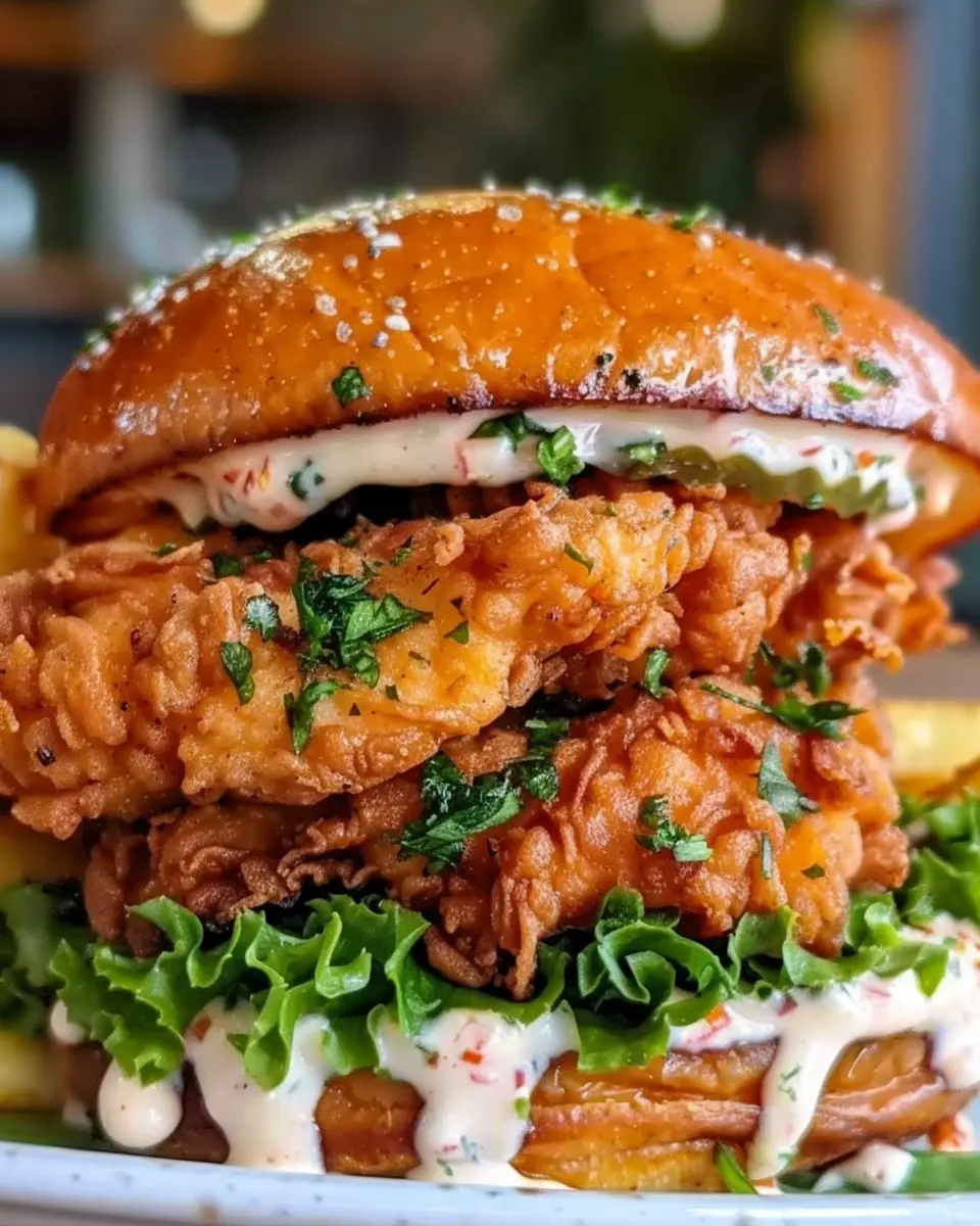 Cajun Crispy Chicken Sandwich: Irresistibly Juicy with Garlic Aioli