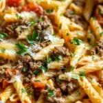 Creamy High Protein Beef Pasta