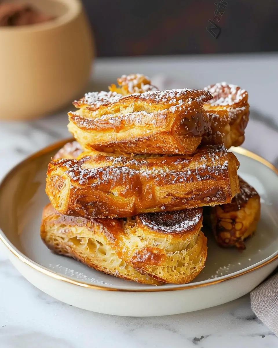 Roulés façon pain perdu: Indulgent Turkey Bacon Delight